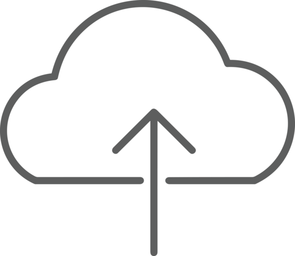 Siyah ve Beyaz Logo Simgesi PNG Biçimini Yükle. Web Sitesi Düğmesi, Mobil Uygulama Arayüzü, Dosya Aktarımı, Belge Paylaşımı, Bulut Depolama ve Veri Yedekleme için Minimalist Düz Tasarımlı Tek Renkli Ok Gönderme İşareti Grafiksel Elemanı