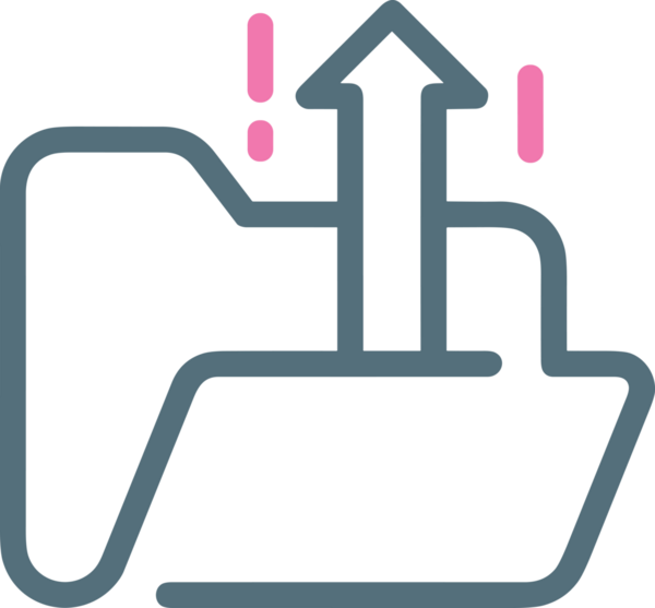 Siyah ve Beyaz Logo Simgesi PNG Biçimini Yükle. Web Sitesi Düğmesi, Mobil Uygulama Arayüzü, Dosya Aktarımı, Belge Paylaşımı, Bulut Depolama ve Veri Yedekleme için Minimalist Düz Tasarımlı Tek Renkli Ok Gönderme İşareti Grafiksel Elemanı