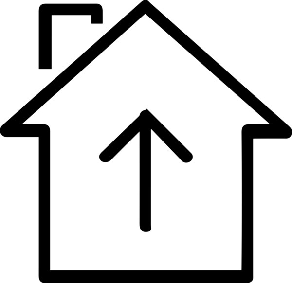 Siyah ve Beyaz Logo Simgesi PNG Biçimini Yükle. Web Sitesi Düğmesi, Mobil Uygulama Arayüzü, Dosya Aktarımı, Belge Paylaşımı, Bulut Depolama ve Veri Yedekleme için Minimalist Düz Tasarımlı Tek Renkli Ok Gönderme İşareti Grafiksel Elemanı