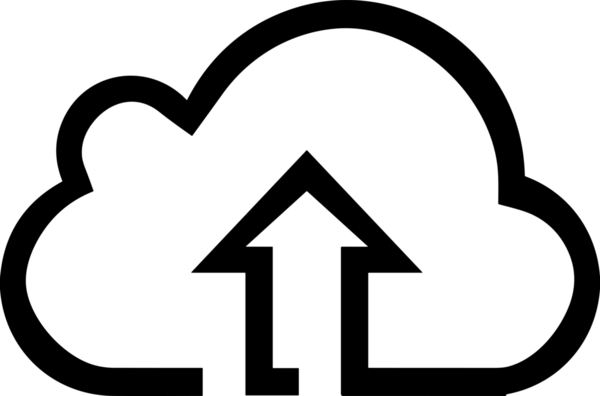 Siyah ve Beyaz Logo Simgesi PNG Biçimini Yükle. Web Sitesi Düğmesi, Mobil Uygulama Arayüzü, Dosya Aktarımı, Belge Paylaşımı, Bulut Depolama ve Veri Yedekleme için Minimalist Düz Tasarımlı Tek Renkli Ok Gönderme İşareti Grafiksel Elemanı
