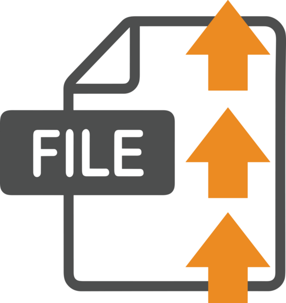 Siyah ve Beyaz Logo Simgesi PNG Biçimini Yükle. Web Sitesi Düğmesi, Mobil Uygulama Arayüzü, Dosya Aktarımı, Belge Paylaşımı, Bulut Depolama ve Veri Yedekleme için Minimalist Düz Tasarımlı Tek Renkli Ok Gönderme İşareti Grafiksel Elemanı
