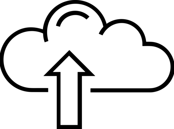 Siyah ve Beyaz Logo Simgesi PNG Biçimini Yükle. Web Sitesi Düğmesi, Mobil Uygulama Arayüzü, Dosya Aktarımı, Belge Paylaşımı, Bulut Depolama ve Veri Yedekleme için Minimalist Düz Tasarımlı Tek Renkli Ok Gönderme İşareti Grafiksel Elemanı