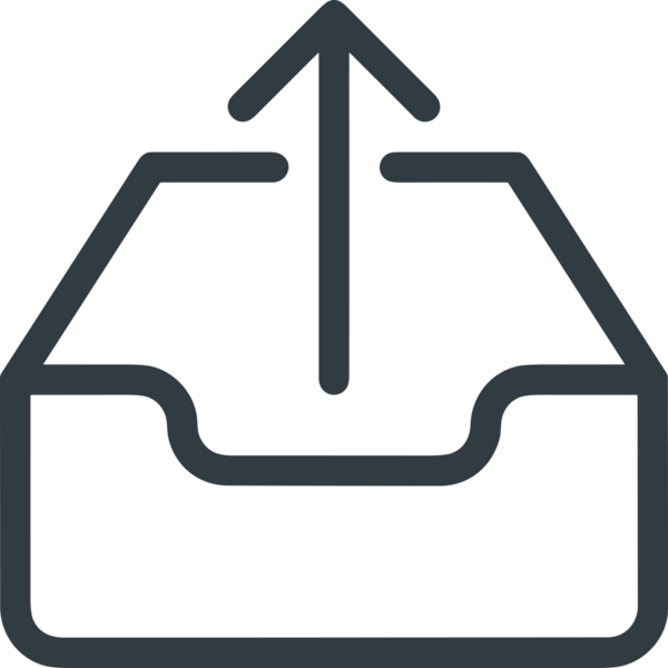 Siyah ve Beyaz Logo Simgesi PNG Biçimini Yükle. Web Sitesi Düğmesi, Mobil Uygulama Arayüzü, Dosya Aktarımı, Belge Paylaşımı, Bulut Depolama ve Veri Yedekleme için Minimalist Düz Tasarımlı Tek Renkli Ok Gönderme İşareti Grafiksel Elemanı