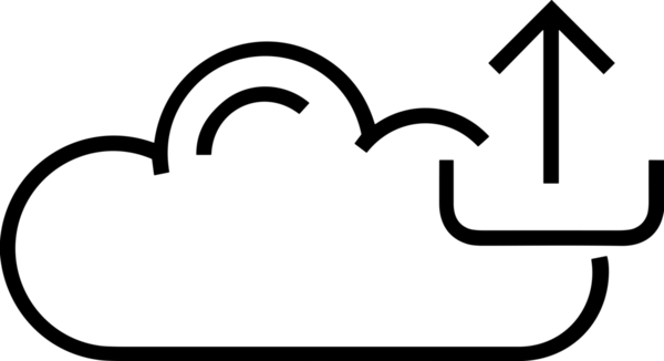 Siyah ve Beyaz Logo Simgesi PNG Biçimini Yükle. Web Sitesi Düğmesi, Mobil Uygulama Arayüzü, Dosya Aktarımı, Belge Paylaşımı, Bulut Depolama ve Veri Yedekleme için Minimalist Düz Tasarımlı Tek Renkli Ok Gönderme İşareti Grafiksel Elemanı