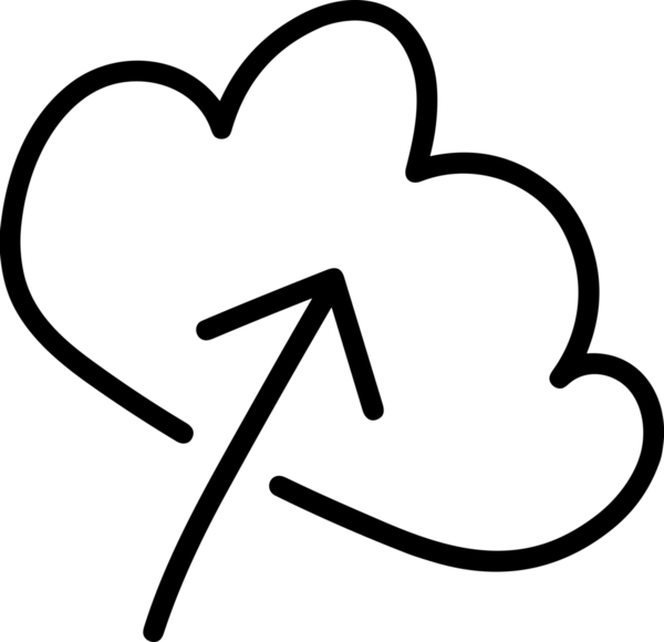 Siyah ve Beyaz Logo Simgesi PNG Biçimini Yükle. Web Sitesi Düğmesi, Mobil Uygulama Arayüzü, Dosya Aktarımı, Belge Paylaşımı, Bulut Depolama ve Veri Yedekleme için Minimalist Düz Tasarımlı Tek Renkli Ok Gönderme İşareti Grafiksel Elemanı