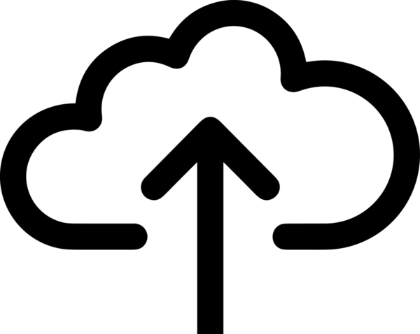 Siyah ve Beyaz Logo Simgesi PNG Biçimini Yükle. Web Sitesi Düğmesi, Mobil Uygulama Arayüzü, Dosya Aktarımı, Belge Paylaşımı, Bulut Depolama ve Veri Yedekleme için Minimalist Düz Tasarımlı Tek Renkli Ok Gönderme İşareti Grafiksel Elemanı