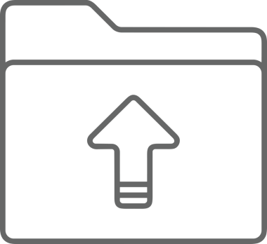 Siyah ve Beyaz Logo Simgesi PNG Biçimini Yükle. Web Sitesi Düğmesi, Mobil Uygulama Arayüzü, Dosya Aktarımı, Belge Paylaşımı, Bulut Depolama ve Veri Yedekleme için Minimalist Düz Tasarımlı Tek Renkli Ok Gönderme İşareti Grafiksel Elemanı