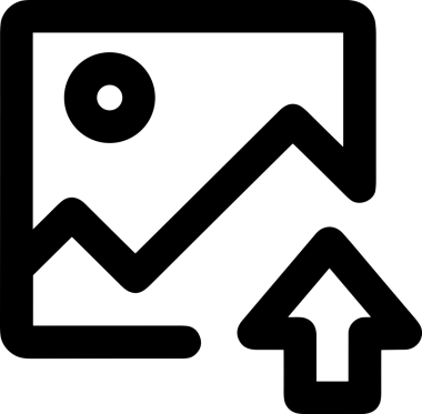 Siyah ve Beyaz Logo Simgesi PNG Biçimini Yükle. Web Sitesi Düğmesi, Mobil Uygulama Arayüzü, Dosya Aktarımı, Belge Paylaşımı, Bulut Depolama ve Veri Yedekleme için Minimalist Düz Tasarımlı Tek Renkli Ok Gönderme İşareti Grafiksel Elemanı