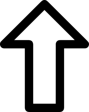 Siyah ve Beyaz Logo Simgesi PNG Biçimini Yükle. Web Sitesi Düğmesi, Mobil Uygulama Arayüzü, Dosya Aktarımı, Belge Paylaşımı, Bulut Depolama ve Veri Yedekleme için Minimalist Düz Tasarımlı Tek Renkli Ok Gönderme İşareti Grafiksel Elemanı