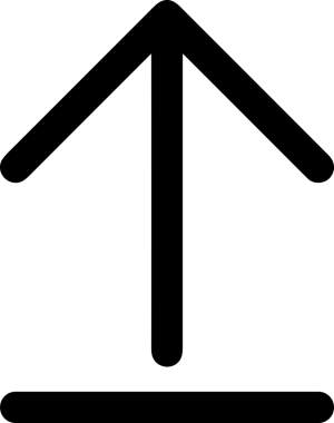 Siyah ve Beyaz Logo Simgesi PNG Biçimini Yükle. Web Sitesi Düğmesi, Mobil Uygulama Arayüzü, Dosya Aktarımı, Belge Paylaşımı, Bulut Depolama ve Veri Yedekleme için Minimalist Düz Tasarımlı Tek Renkli Ok Gönderme İşareti Grafiksel Elemanı