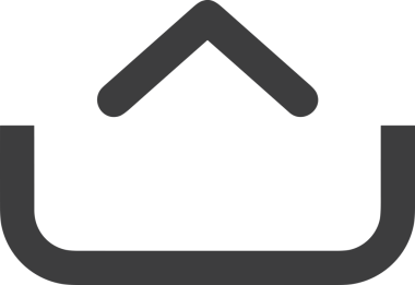 Siyah ve Beyaz Logo Simgesi PNG Biçimini Yükle. Web Sitesi Düğmesi, Mobil Uygulama Arayüzü, Dosya Aktarımı, Belge Paylaşımı, Bulut Depolama ve Veri Yedekleme için Minimalist Düz Tasarımlı Tek Renkli Ok Gönderme İşareti Grafiksel Elemanı