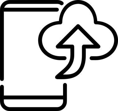 Siyah ve Beyaz Logo Simgesi PNG Biçimini Yükle. Web Sitesi Düğmesi, Mobil Uygulama Arayüzü, Dosya Aktarımı, Belge Paylaşımı, Bulut Depolama ve Veri Yedekleme için Minimalist Düz Tasarımlı Tek Renkli Ok Gönderme İşareti Grafiksel Elemanı