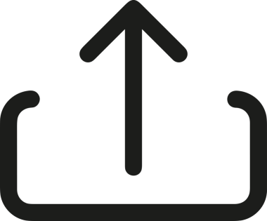 Siyah ve Beyaz Logo Simgesi PNG Biçimini Yükle. Web Sitesi Düğmesi, Mobil Uygulama Arayüzü, Dosya Aktarımı, Belge Paylaşımı, Bulut Depolama ve Veri Yedekleme için Minimalist Düz Tasarımlı Tek Renkli Ok Gönderme İşareti Grafiksel Elemanı