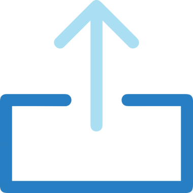 Siyah ve Beyaz Logo Simgesi PNG Biçimini Yükle. Web Sitesi Düğmesi, Mobil Uygulama Arayüzü, Dosya Aktarımı, Belge Paylaşımı, Bulut Depolama ve Veri Yedekleme için Minimalist Düz Tasarımlı Tek Renkli Ok Gönderme İşareti Grafiksel Elemanı