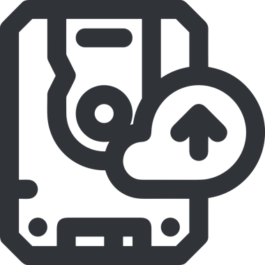 Siyah ve Beyaz Logo Simgesi PNG Biçimini Yükle. Web Sitesi Düğmesi, Mobil Uygulama Arayüzü, Dosya Aktarımı, Belge Paylaşımı, Bulut Depolama ve Veri Yedekleme için Minimalist Düz Tasarımlı Tek Renkli Ok Gönderme İşareti Grafiksel Elemanı