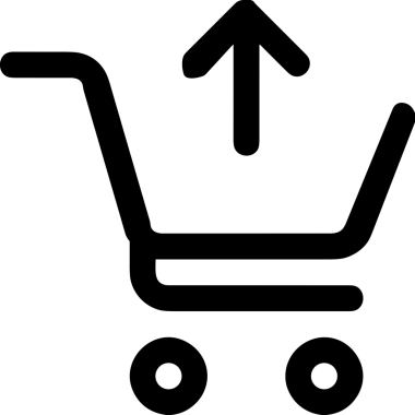 Siyah ve Beyaz Logo Simgesi PNG Biçimini Yükle. Web Sitesi Düğmesi, Mobil Uygulama Arayüzü, Dosya Aktarımı, Belge Paylaşımı, Bulut Depolama ve Veri Yedekleme için Minimalist Düz Tasarımlı Tek Renkli Ok Gönderme İşareti Grafiksel Elemanı