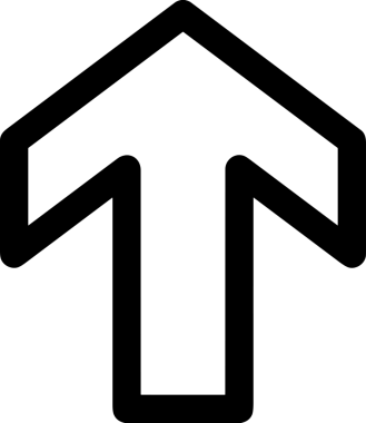 Siyah ve Beyaz Logo Simgesi PNG Biçimini Yükle. Web Sitesi Düğmesi, Mobil Uygulama Arayüzü, Dosya Aktarımı, Belge Paylaşımı, Bulut Depolama ve Veri Yedekleme için Minimalist Düz Tasarımlı Tek Renkli Ok Gönderme İşareti Grafiksel Elemanı