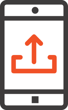 Siyah ve Beyaz Logo Simgesi PNG Biçimini Yükle. Web Sitesi Düğmesi, Mobil Uygulama Arayüzü, Dosya Aktarımı, Belge Paylaşımı, Bulut Depolama ve Veri Yedekleme için Minimalist Düz Tasarımlı Tek Renkli Ok Gönderme İşareti Grafiksel Elemanı