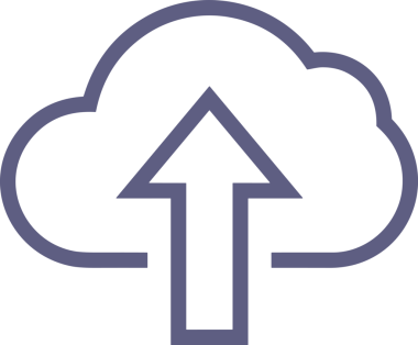 Siyah ve Beyaz Logo Simgesi PNG Biçimini Yükle. Web Sitesi Düğmesi, Mobil Uygulama Arayüzü, Dosya Aktarımı, Belge Paylaşımı, Bulut Depolama ve Veri Yedekleme için Minimalist Düz Tasarımlı Tek Renkli Ok Gönderme İşareti Grafiksel Elemanı