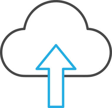 Siyah ve Beyaz Logo Simgesi PNG Biçimini Yükle. Web Sitesi Düğmesi, Mobil Uygulama Arayüzü, Dosya Aktarımı, Belge Paylaşımı, Bulut Depolama ve Veri Yedekleme için Minimalist Düz Tasarımlı Tek Renkli Ok Gönderme İşareti Grafiksel Elemanı