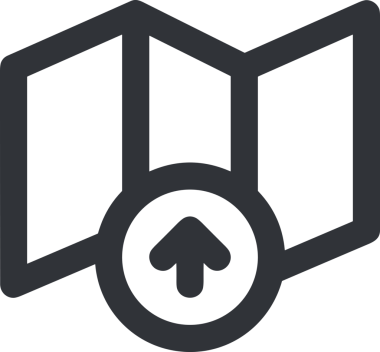 Siyah ve Beyaz Logo Simgesi PNG Biçimini Yükle. Web Sitesi Düğmesi, Mobil Uygulama Arayüzü, Dosya Aktarımı, Belge Paylaşımı, Bulut Depolama ve Veri Yedekleme için Minimalist Düz Tasarımlı Tek Renkli Ok Gönderme İşareti Grafiksel Elemanı