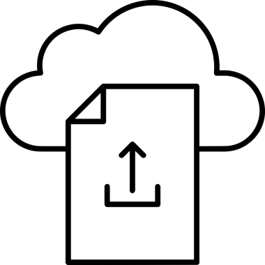 Siyah ve Beyaz Logo Simgesi PNG Biçimini Yükle. Web Sitesi Düğmesi, Mobil Uygulama Arayüzü, Dosya Aktarımı, Belge Paylaşımı, Bulut Depolama ve Veri Yedekleme için Minimalist Düz Tasarımlı Tek Renkli Ok Gönderme İşareti Grafiksel Elemanı