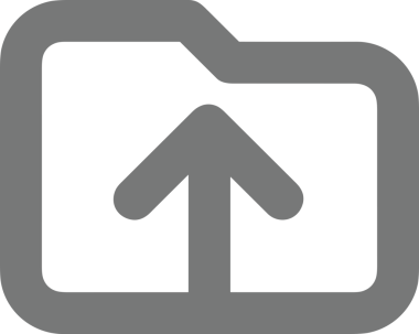 Siyah ve Beyaz Logo Simgesi PNG Biçimini Yükle. Web Sitesi Düğmesi, Mobil Uygulama Arayüzü, Dosya Aktarımı, Belge Paylaşımı, Bulut Depolama ve Veri Yedekleme için Minimalist Düz Tasarımlı Tek Renkli Ok Gönderme İşareti Grafiksel Elemanı