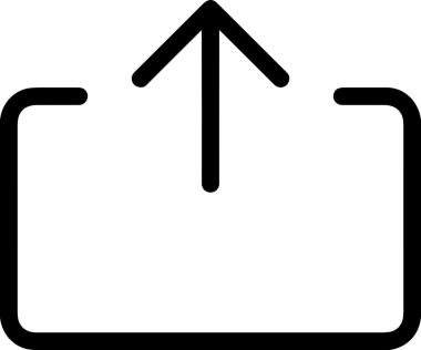 Siyah ve Beyaz Logo Simgesi PNG Biçimini Yükle. Web Sitesi Düğmesi, Mobil Uygulama Arayüzü, Dosya Aktarımı, Belge Paylaşımı, Bulut Depolama ve Veri Yedekleme için Minimalist Düz Tasarımlı Tek Renkli Ok Gönderme İşareti Grafiksel Elemanı