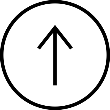 Siyah ve Beyaz Logo Simgesi PNG Biçimini Yükle. Web Sitesi Düğmesi, Mobil Uygulama Arayüzü, Dosya Aktarımı, Belge Paylaşımı, Bulut Depolama ve Veri Yedekleme için Minimalist Düz Tasarımlı Tek Renkli Ok Gönderme İşareti Grafiksel Elemanı