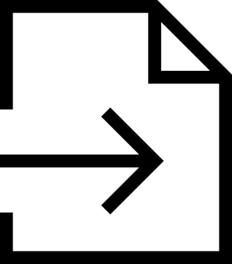 Siyah ve Beyaz Logo Simgesi PNG Biçimini Yükle. Web Sitesi Düğmesi, Mobil Uygulama Arayüzü, Dosya Aktarımı, Belge Paylaşımı, Bulut Depolama ve Veri Yedekleme için Minimalist Düz Tasarımlı Tek Renkli Ok Gönderme İşareti Grafiksel Elemanı
