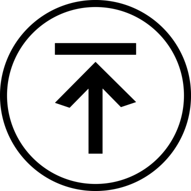 Siyah ve Beyaz Logo Simgesi PNG Biçimini Yükle. Web Sitesi Düğmesi, Mobil Uygulama Arayüzü, Dosya Aktarımı, Belge Paylaşımı, Bulut Depolama ve Veri Yedekleme için Minimalist Düz Tasarımlı Tek Renkli Ok Gönderme İşareti Grafiksel Elemanı