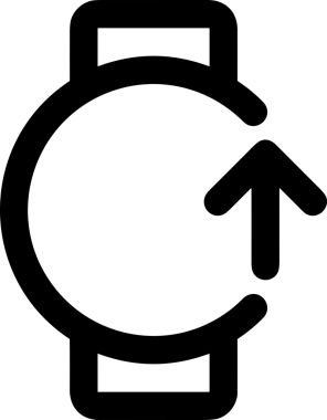 Siyah ve Beyaz Logo Simgesi PNG Biçimini Yükle. Web Sitesi Düğmesi, Mobil Uygulama Arayüzü, Dosya Aktarımı, Belge Paylaşımı, Bulut Depolama ve Veri Yedekleme için Minimalist Düz Tasarımlı Tek Renkli Ok Gönderme İşareti Grafiksel Elemanı