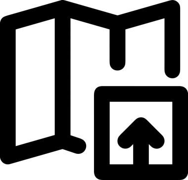 Siyah ve Beyaz Logo Simgesi PNG Biçimini Yükle. Web Sitesi Düğmesi, Mobil Uygulama Arayüzü, Dosya Aktarımı, Belge Paylaşımı, Bulut Depolama ve Veri Yedekleme için Minimalist Düz Tasarımlı Tek Renkli Ok Gönderme İşareti Grafiksel Elemanı