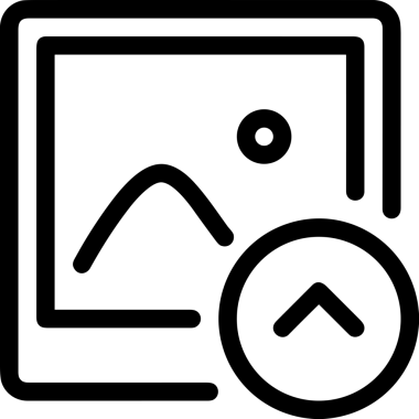 Siyah ve Beyaz Logo Simgesi PNG Biçimini Yükle. Web Sitesi Düğmesi, Mobil Uygulama Arayüzü, Dosya Aktarımı, Belge Paylaşımı, Bulut Depolama ve Veri Yedekleme için Minimalist Düz Tasarımlı Tek Renkli Ok Gönderme İşareti Grafiksel Elemanı