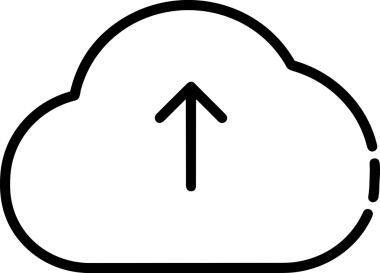 Siyah ve Beyaz Logo Simgesi PNG Biçimini Yükle. Web Sitesi Düğmesi, Mobil Uygulama Arayüzü, Dosya Aktarımı, Belge Paylaşımı, Bulut Depolama ve Veri Yedekleme için Minimalist Düz Tasarımlı Tek Renkli Ok Gönderme İşareti Grafiksel Elemanı