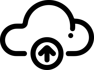 Siyah ve Beyaz Logo Simgesi PNG Biçimini Yükle. Web Sitesi Düğmesi, Mobil Uygulama Arayüzü, Dosya Aktarımı, Belge Paylaşımı, Bulut Depolama ve Veri Yedekleme için Minimalist Düz Tasarımlı Tek Renkli Ok Gönderme İşareti Grafiksel Elemanı