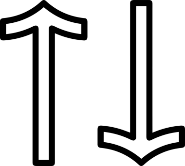 Siyah ve Beyaz Logo Simgesi PNG Biçimini Yükle. Web Sitesi Düğmesi, Mobil Uygulama Arayüzü, Dosya Aktarımı, Belge Paylaşımı, Bulut Depolama ve Veri Yedekleme için Minimalist Düz Tasarımlı Tek Renkli Ok Gönderme İşareti Grafiksel Elemanı