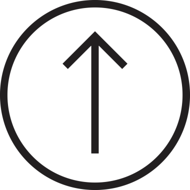 Siyah ve Beyaz Logo Simgesi PNG Biçimini Yükle. Web Sitesi Düğmesi, Mobil Uygulama Arayüzü, Dosya Aktarımı, Belge Paylaşımı, Bulut Depolama ve Veri Yedekleme için Minimalist Düz Tasarımlı Tek Renkli Ok Gönderme İşareti Grafiksel Elemanı