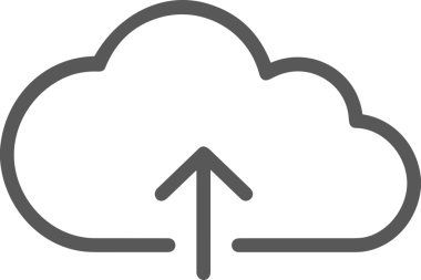 Siyah ve Beyaz Logo Simgesi PNG Biçimini Yükle. Web Sitesi Düğmesi, Mobil Uygulama Arayüzü, Dosya Aktarımı, Belge Paylaşımı, Bulut Depolama ve Veri Yedekleme için Minimalist Düz Tasarımlı Tek Renkli Ok Gönderme İşareti Grafiksel Elemanı