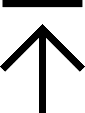 Siyah ve Beyaz Logo Simgesi PNG Biçimini Yükle. Web Sitesi Düğmesi, Mobil Uygulama Arayüzü, Dosya Aktarımı, Belge Paylaşımı, Bulut Depolama ve Veri Yedekleme için Minimalist Düz Tasarımlı Tek Renkli Ok Gönderme İşareti Grafiksel Elemanı