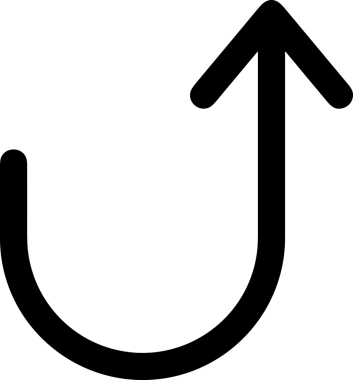 Siyah ve Beyaz Logo Simgesi PNG Biçimini Yükle. Web Sitesi Düğmesi, Mobil Uygulama Arayüzü, Dosya Aktarımı, Belge Paylaşımı, Bulut Depolama ve Veri Yedekleme için Minimalist Düz Tasarımlı Tek Renkli Ok Gönderme İşareti Grafiksel Elemanı