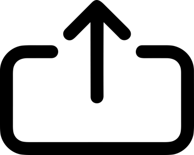 Siyah ve Beyaz Logo Simgesi PNG Biçimini Yükle. Web Sitesi Düğmesi, Mobil Uygulama Arayüzü, Dosya Aktarımı, Belge Paylaşımı, Bulut Depolama ve Veri Yedekleme için Minimalist Düz Tasarımlı Tek Renkli Ok Gönderme İşareti Grafiksel Elemanı