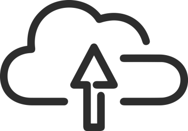 Siyah ve Beyaz Logo Simgesi PNG Biçimini Yükle. Web Sitesi Düğmesi, Mobil Uygulama Arayüzü, Dosya Aktarımı, Belge Paylaşımı, Bulut Depolama ve Veri Yedekleme için Minimalist Düz Tasarımlı Tek Renkli Ok Gönderme İşareti Grafiksel Elemanı