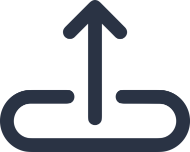 Siyah ve Beyaz Logo Simgesi PNG Biçimini Yükle. Web Sitesi Düğmesi, Mobil Uygulama Arayüzü, Dosya Aktarımı, Belge Paylaşımı, Bulut Depolama ve Veri Yedekleme için Minimalist Düz Tasarımlı Tek Renkli Ok Gönderme İşareti Grafiksel Elemanı