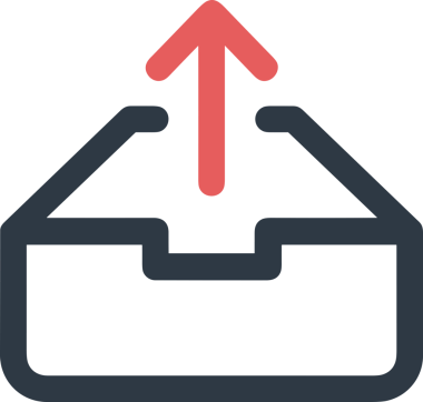 Siyah ve Beyaz Logo Simgesi PNG Biçimini Yükle. Web Sitesi Düğmesi, Mobil Uygulama Arayüzü, Dosya Aktarımı, Belge Paylaşımı, Bulut Depolama ve Veri Yedekleme için Minimalist Düz Tasarımlı Tek Renkli Ok Gönderme İşareti Grafiksel Elemanı