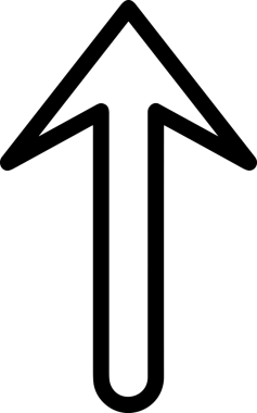 Siyah ve Beyaz Logo Simgesi PNG Biçimini Yükle. Web Sitesi Düğmesi, Mobil Uygulama Arayüzü, Dosya Aktarımı, Belge Paylaşımı, Bulut Depolama ve Veri Yedekleme için Minimalist Düz Tasarımlı Tek Renkli Ok Gönderme İşareti Grafiksel Elemanı