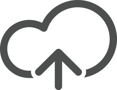 Siyah ve Beyaz Logo Simgesi PNG Biçimini Yükle. Web Sitesi Düğmesi, Mobil Uygulama Arayüzü, Dosya Aktarımı, Belge Paylaşımı, Bulut Depolama ve Veri Yedekleme için Minimalist Düz Tasarımlı Tek Renkli Ok Gönderme İşareti Grafiksel Elemanı