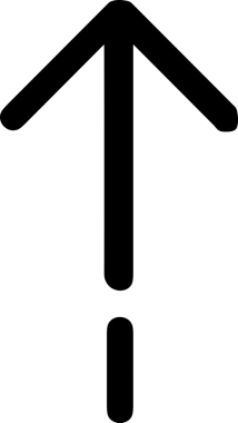 Siyah ve Beyaz Logo Simgesi PNG Biçimini Yükle. Web Sitesi Düğmesi, Mobil Uygulama Arayüzü, Dosya Aktarımı, Belge Paylaşımı, Bulut Depolama ve Veri Yedekleme için Minimalist Düz Tasarımlı Tek Renkli Ok Gönderme İşareti Grafiksel Elemanı