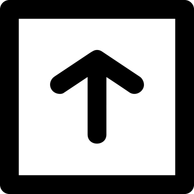 Siyah ve Beyaz Logo Simgesi PNG Biçimini Yükle. Web Sitesi Düğmesi, Mobil Uygulama Arayüzü, Dosya Aktarımı, Belge Paylaşımı, Bulut Depolama ve Veri Yedekleme için Minimalist Düz Tasarımlı Tek Renkli Ok Gönderme İşareti Grafiksel Elemanı