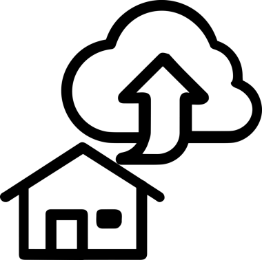 Siyah ve Beyaz Logo Simgesi PNG Biçimini Yükle. Web Sitesi Düğmesi, Mobil Uygulama Arayüzü, Dosya Aktarımı, Belge Paylaşımı, Bulut Depolama ve Veri Yedekleme için Minimalist Düz Tasarımlı Tek Renkli Ok Gönderme İşareti Grafiksel Elemanı